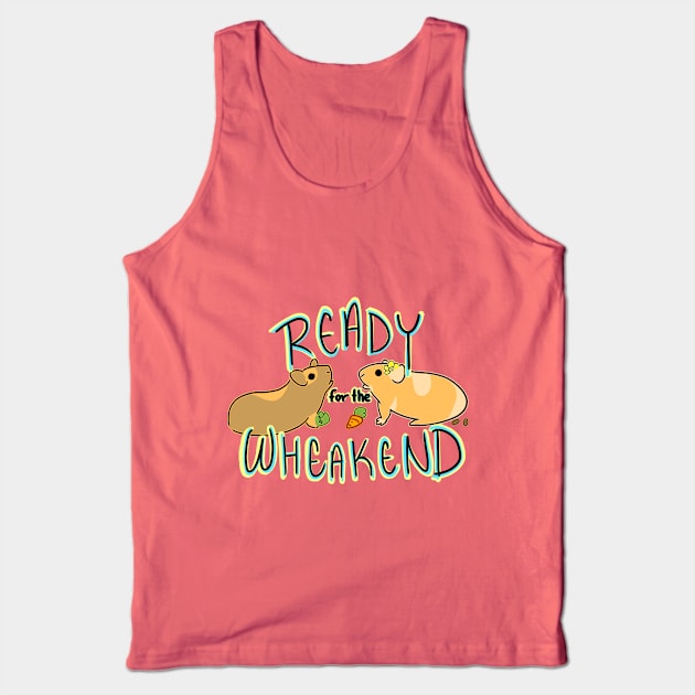 Guinea Pig Weekend Tank Top by Magical Tadpole 